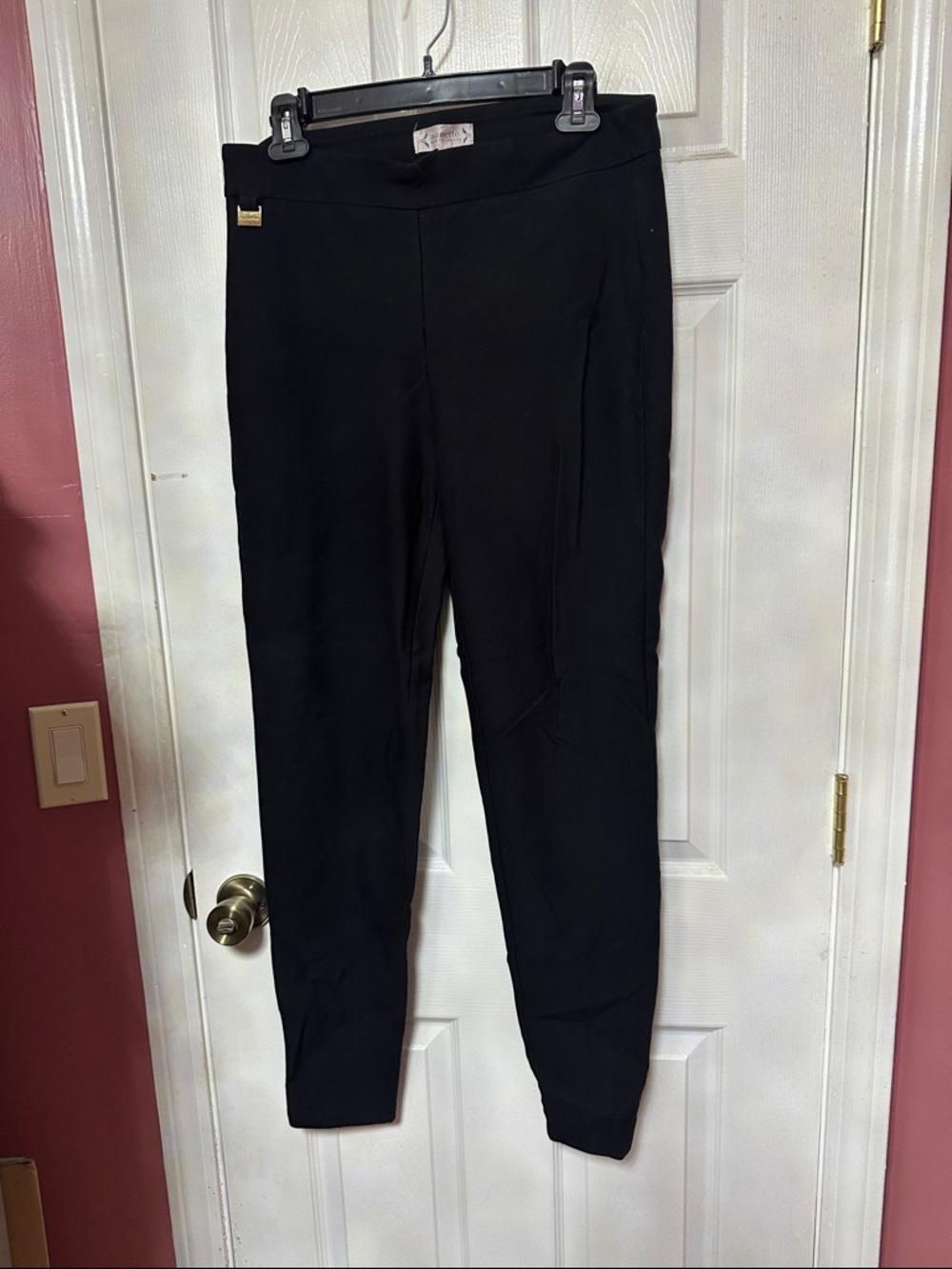 Nanette Lepore Black Stretch Ponte Jogger Pants